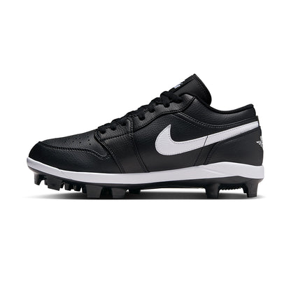 Jordan Mens Air Jordan 1 Low Cleat Baseball Cleats in Black Color