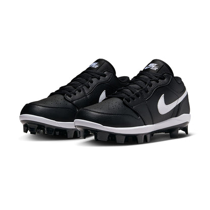 Jordan Mens Air Jordan 1 Low Cleat Baseball Cleats in Black Color