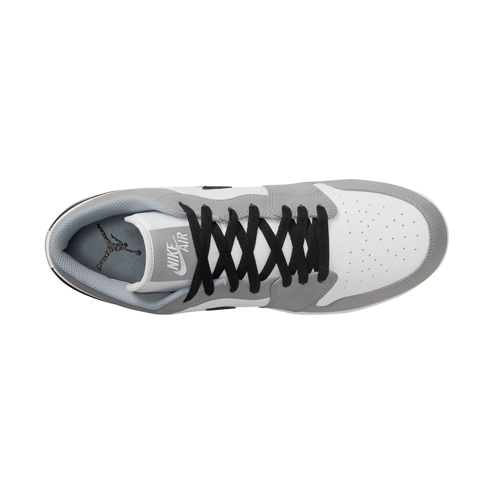 Jordan Mens Air Jordan 1 Low Cleat Baseball Cleats in Grey Color