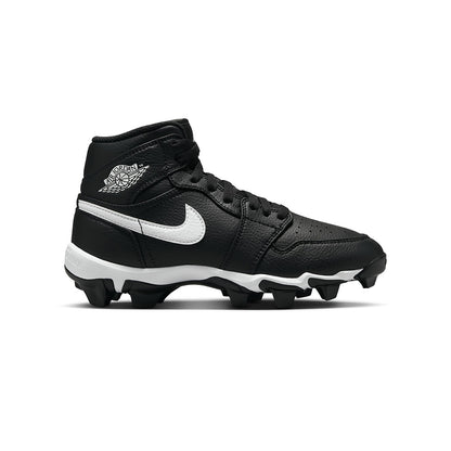 Jordan Mens Jordan 1 Mid Fb Cleat Football Cleats in Black Color