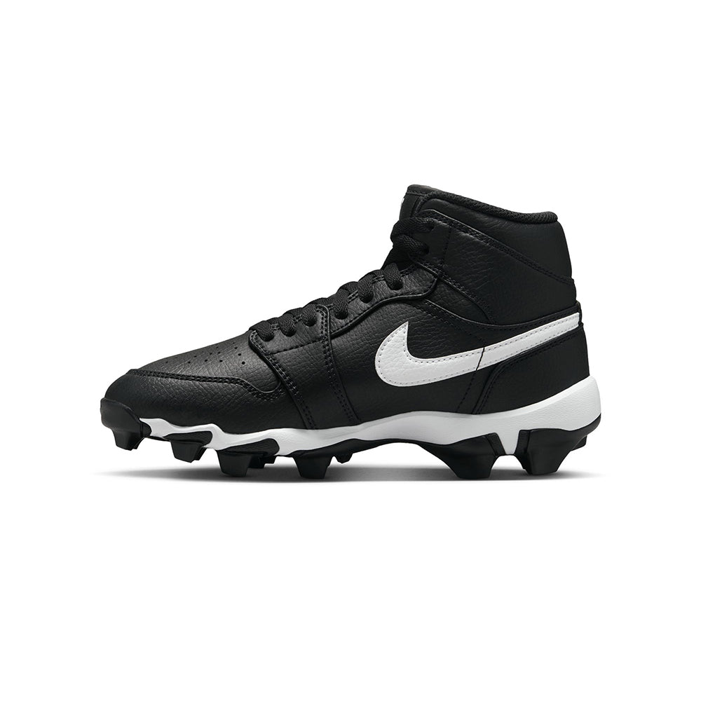 Jordan Mens Jordan 1 Mid Fb Cleat Football Cleats in Black Color