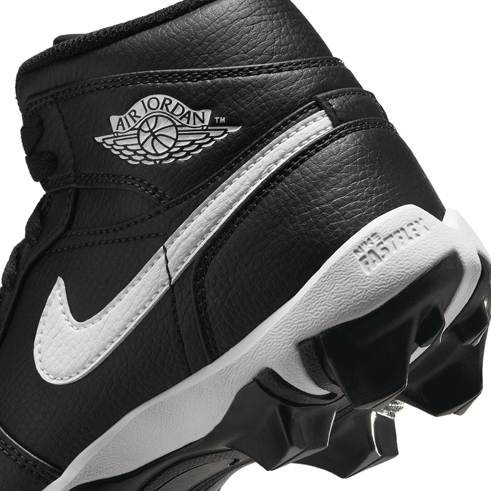 Jordan Mens Jordan 1 Mid Fb Cleat Football Cleats in Black Color