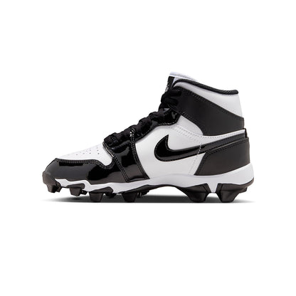 Jordan Kids Jordan 1 Mid Fb Cleat Football Cleats in Black Color