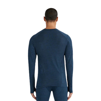 Terramar Mens Thermolator 2.0 Crew Top Baselayers in Blue Color