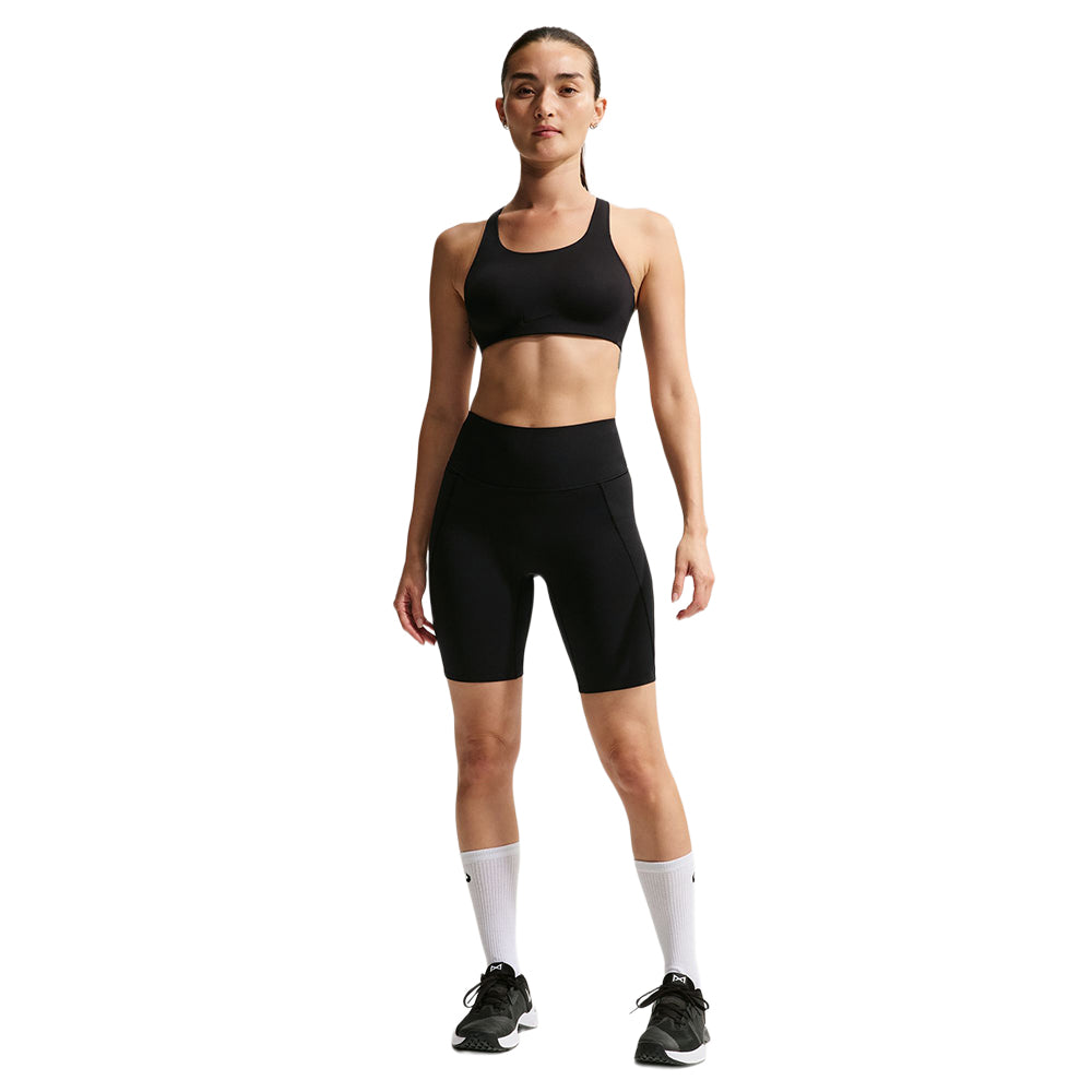 Nike Womens Rival Ultrahigh-Support Sports Bras in Black Color