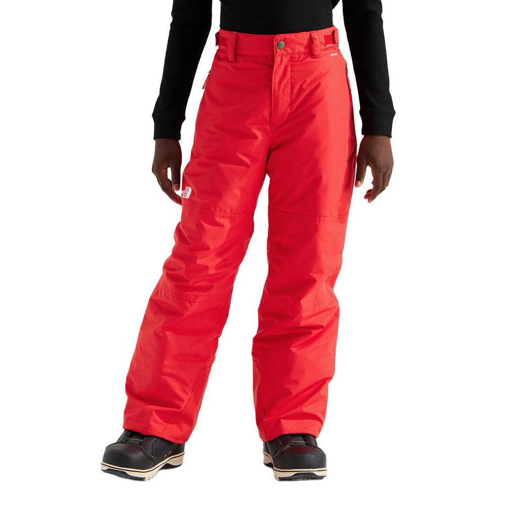 The North Face Kidss' Freedom Insulated Skiing & Snowboarding Pants in Red Color