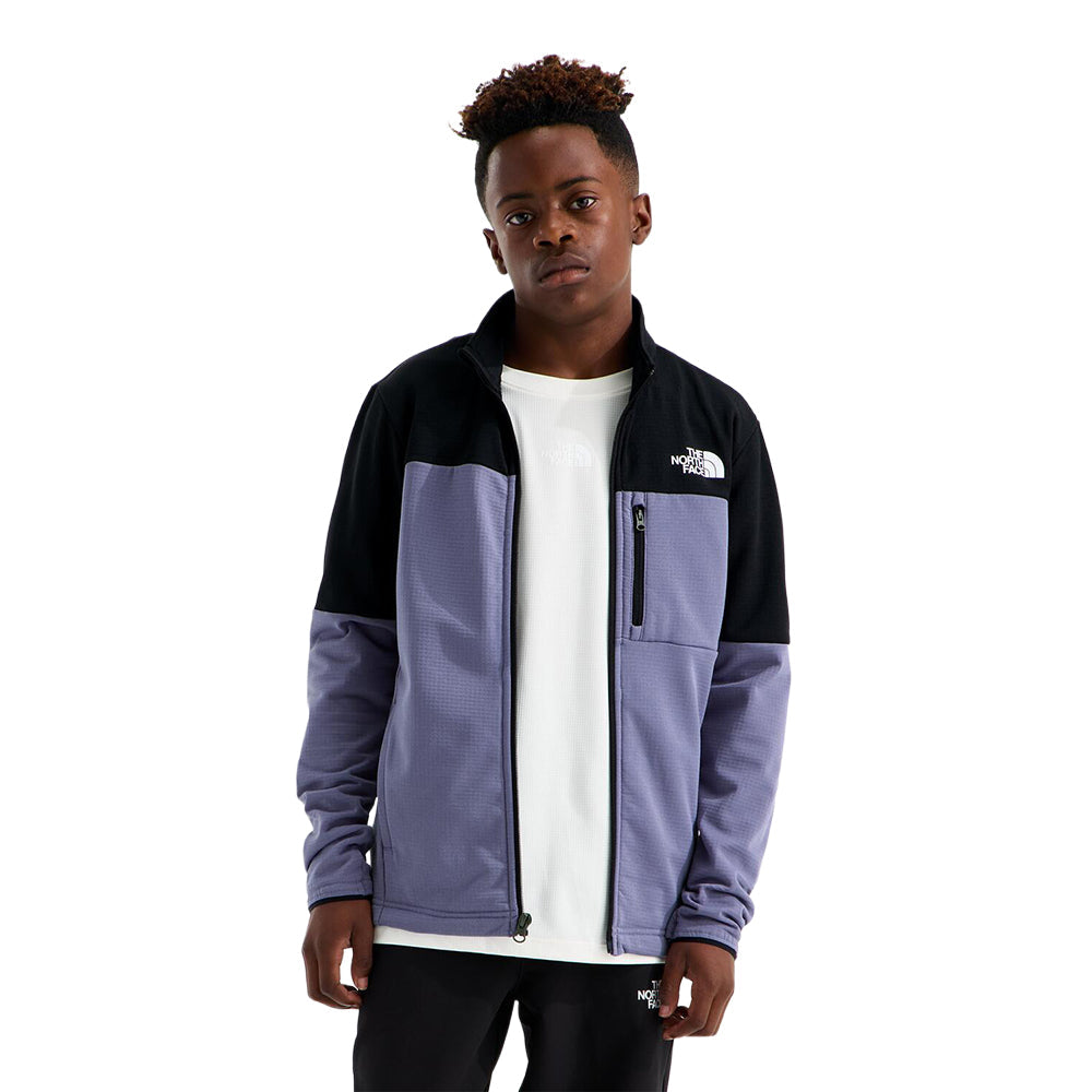The North Face Kids Hike Midlayer Full Midlayer in Purple Color