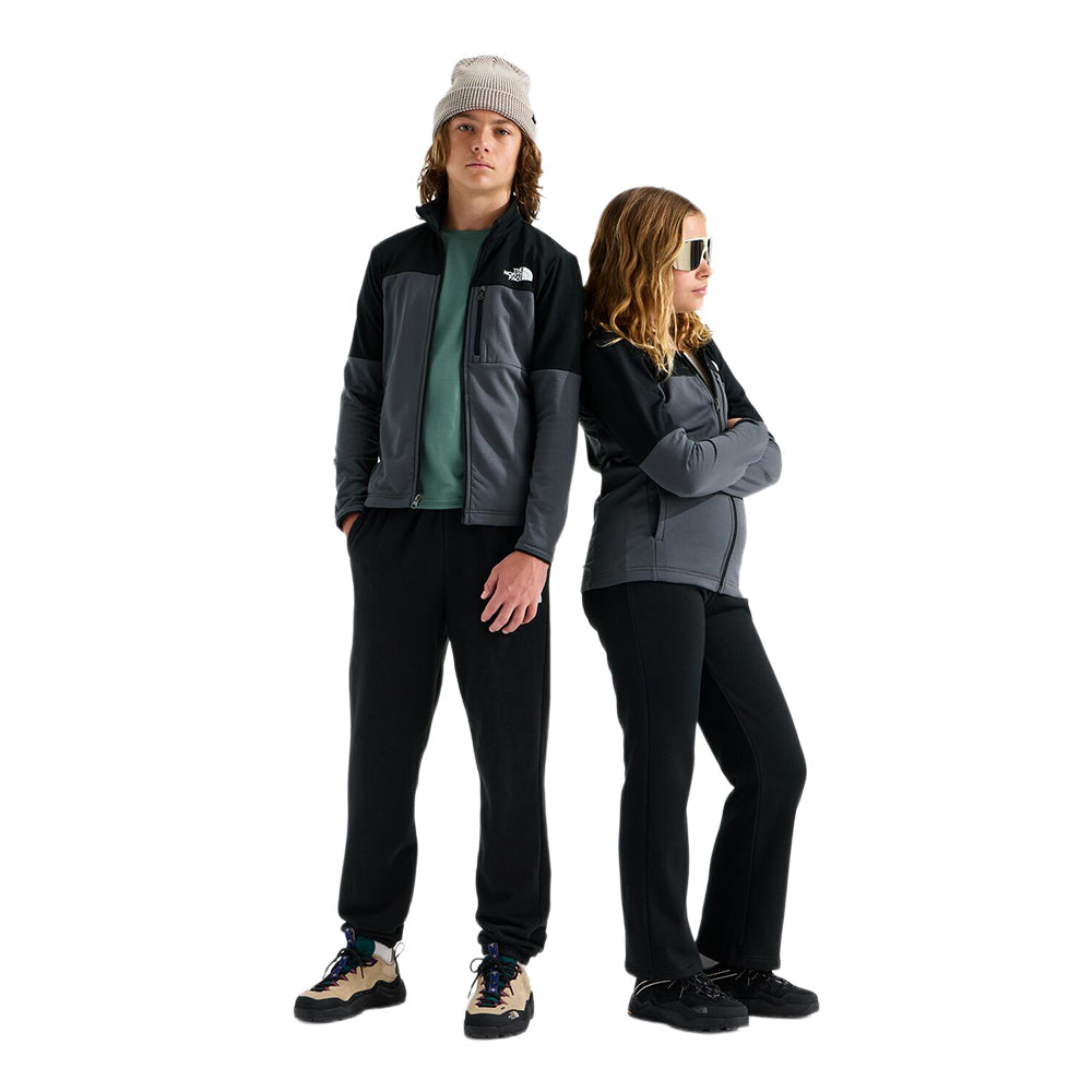 The North Face Kids Hike Midlayer Full Midlayer in Grey Color