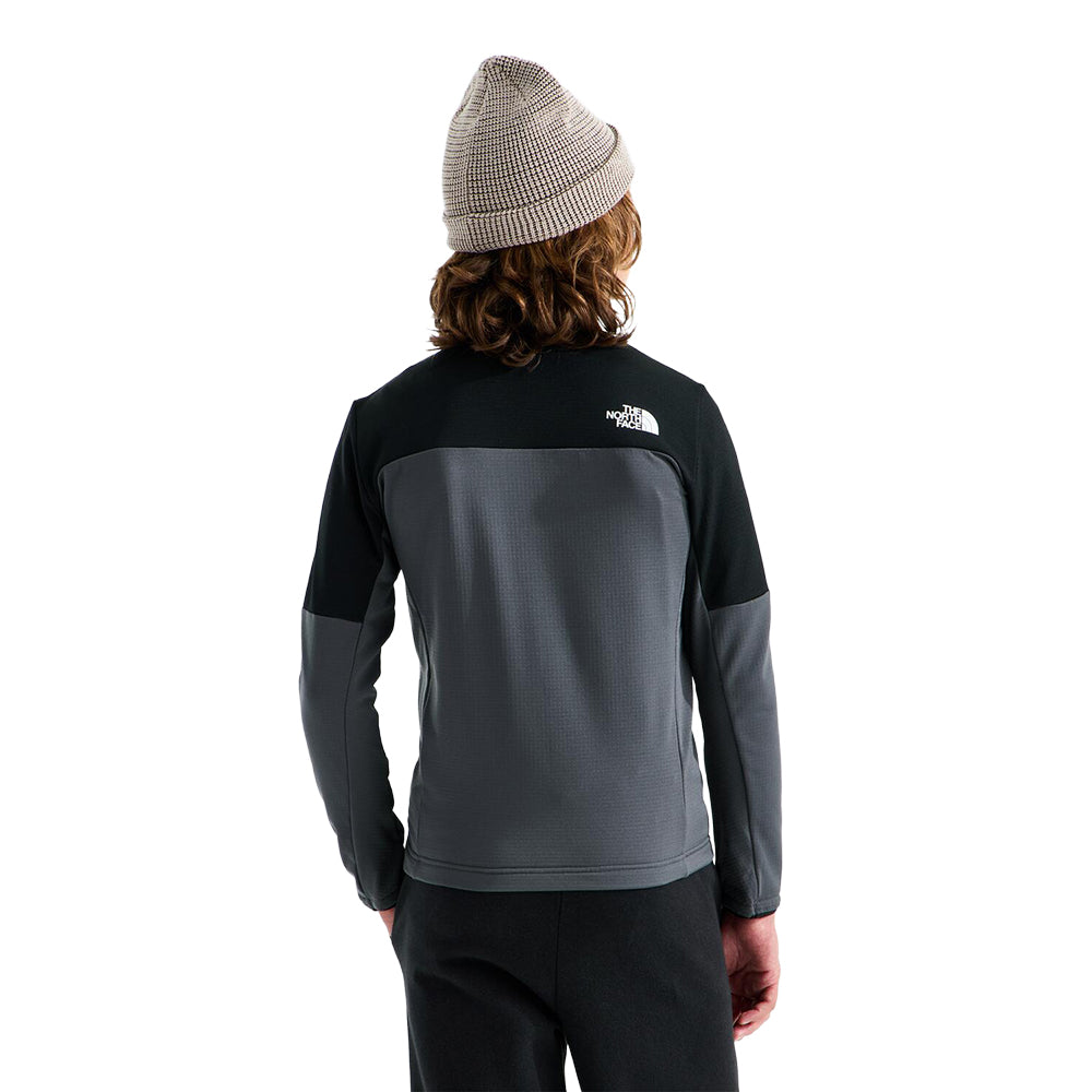 The North Face Kids Hike Midlayer Full Midlayer in Grey Color