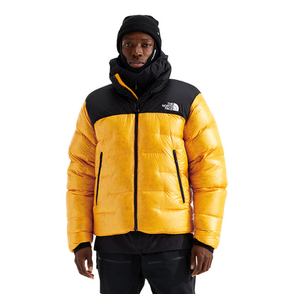 The North Face Mens Summit Nuptse Jack Skiing & Snowboarding Jackets in Yellow Color
