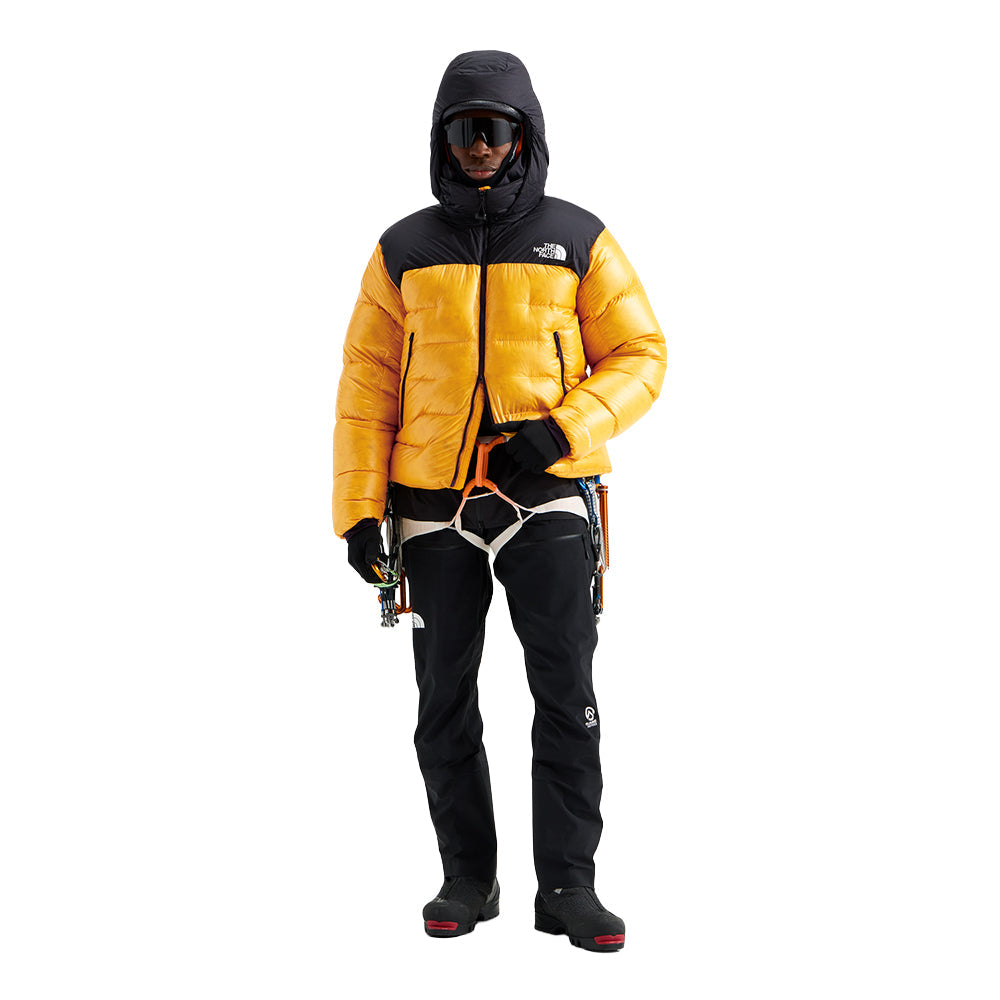 The North Face Mens Summit Nuptse Jack Skiing & Snowboarding Jackets in Yellow Color