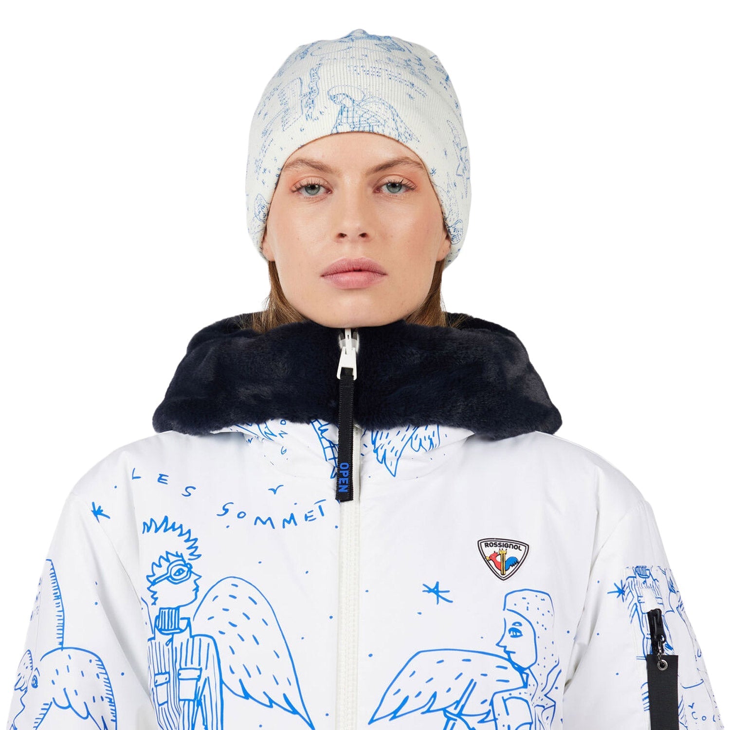 ICE BERG 希少　羊毛皮　アウタージャケット　tom & jelly 高級 Rossignol Womens JCC Yeti Reversible Ski Jacket | A1300-AST