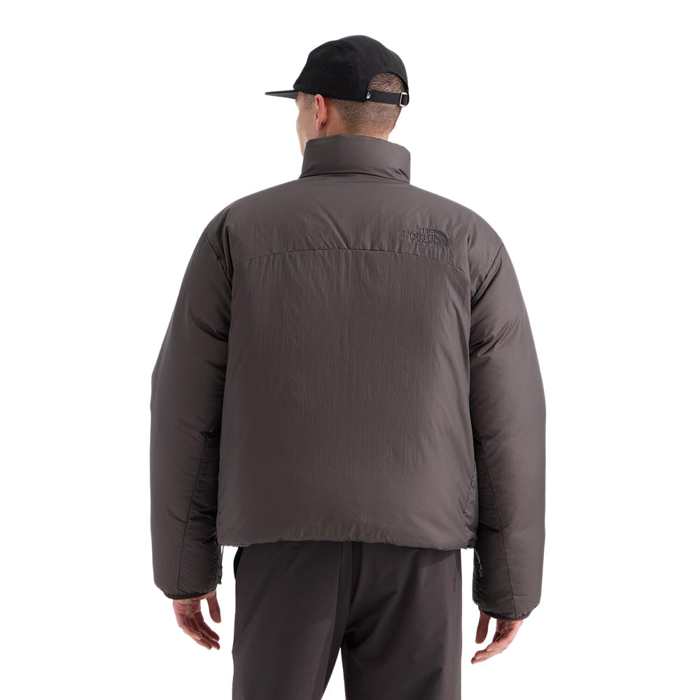 The North Face Mens Pertex Nuptse Reve City Coats in Grey Color