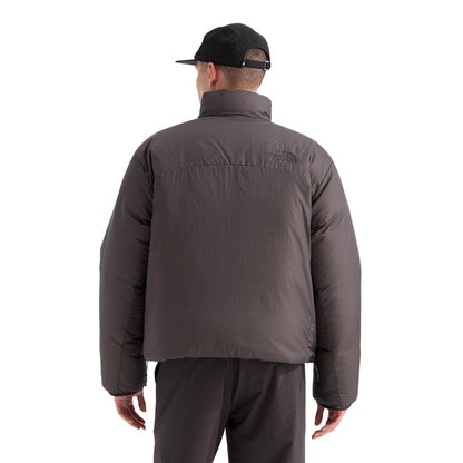 The North Face Mens Pertex Nuptse Reve City Coats in Grey Color