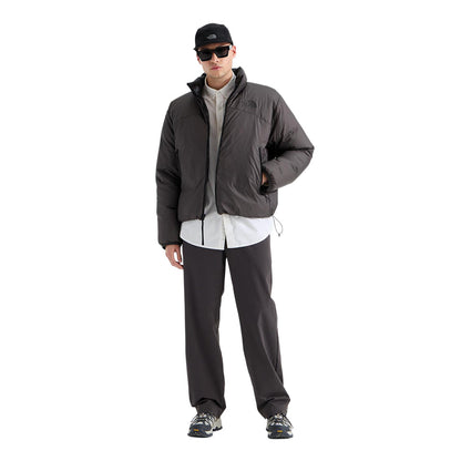 The North Face Mens Pertex Nuptse Reve City Coats in Grey Color