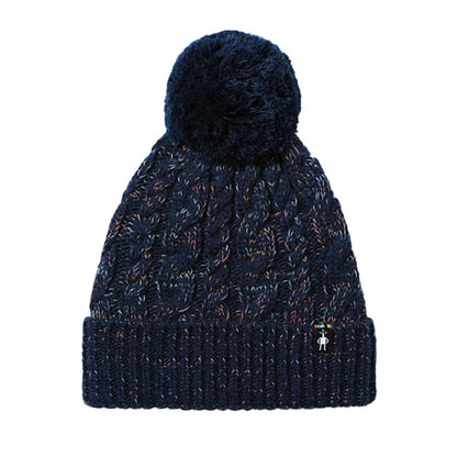 Smartwool Womens Isto Retro Beanie Winter Hats in Blue Color