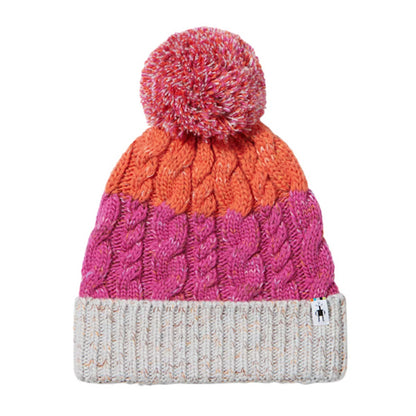 Smartwool Womens Isto Retro Beanie Winter Hats in Pink Color