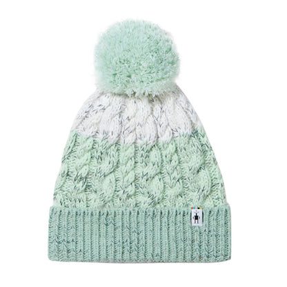 Smartwool Womens Isto Retro Beanie Winter Hats in Green Color