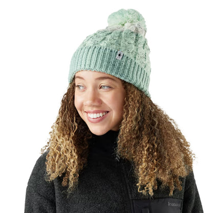 Smartwool Womens Isto Retro Beanie Winter Hats in Green Color