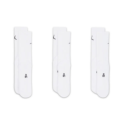 Nike Unisex Jordan 3Pk Everyday Crew Socks in White Color