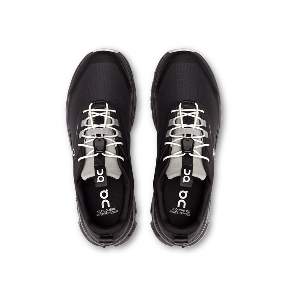 On Kids Cloudhero Waterproof Sneakers in Black Color