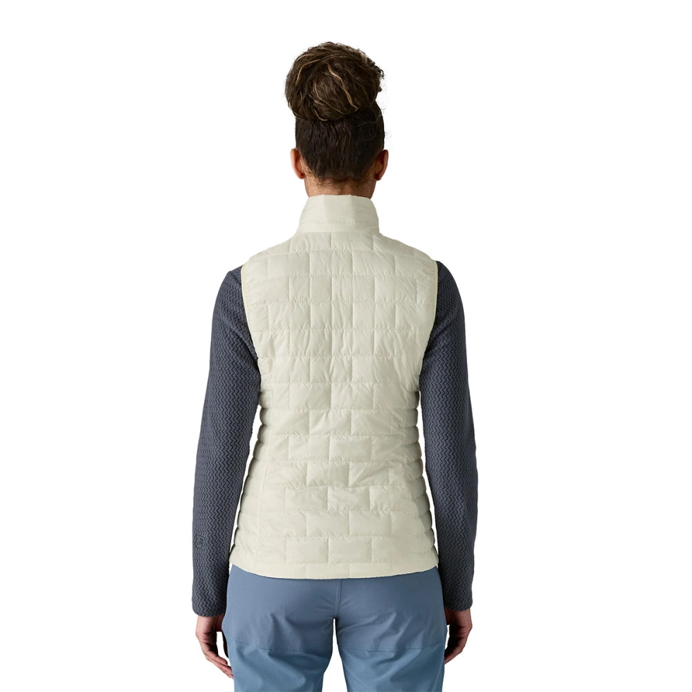 Patagonia Womens Nano Puff Vest Midlayer in White Color