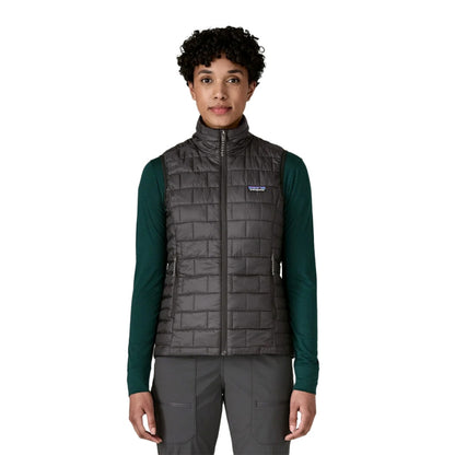 Patagonia Womens Nano Puff Vest Midlayer in Black Color