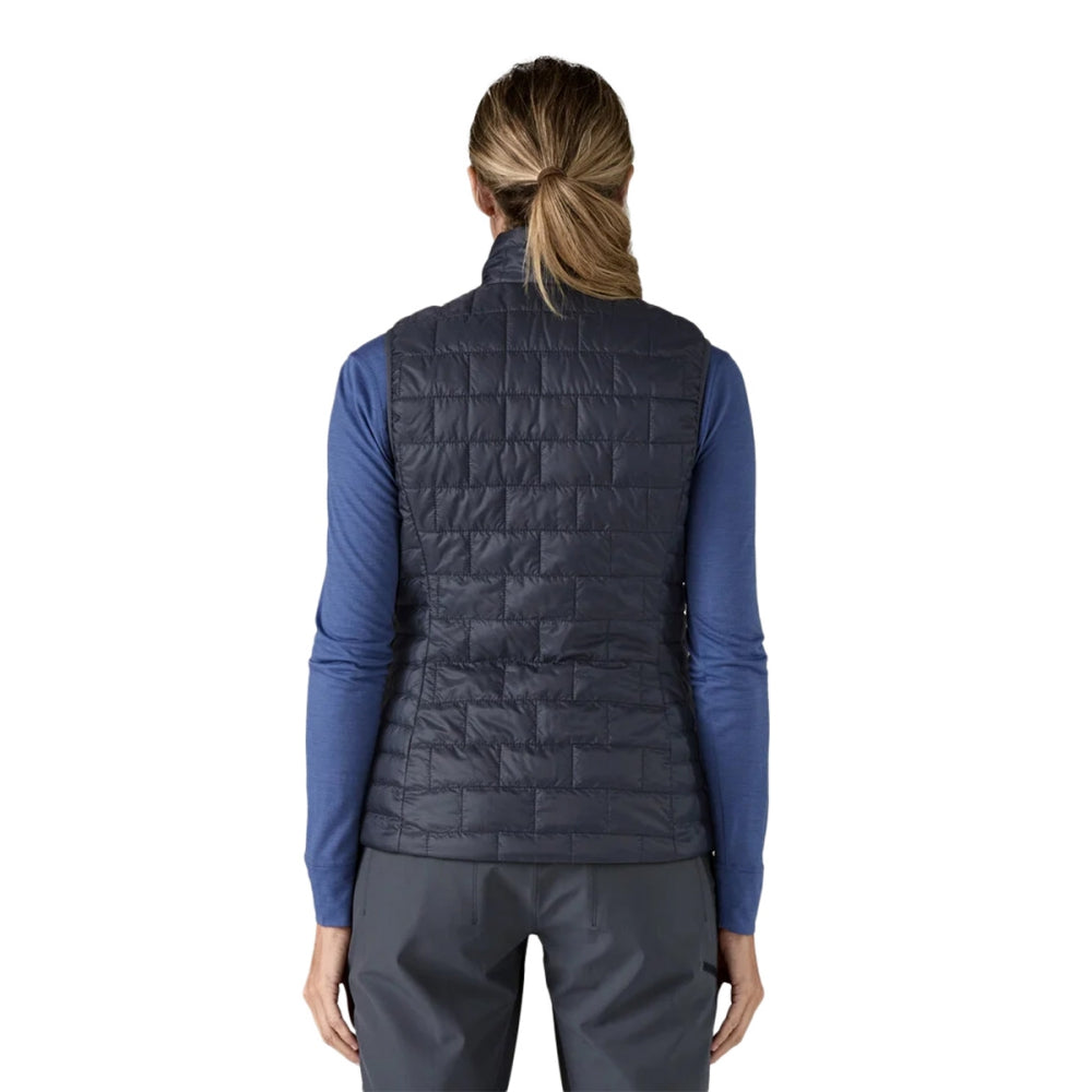 Patagonia Womens Nano Puff Vest Midlayer in Blue Color