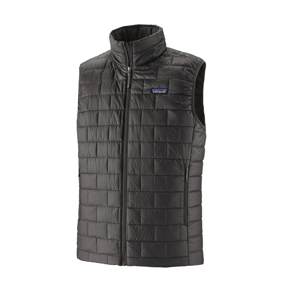 Patagonia Mens Nano Puff Vest Midlayer in Black Color