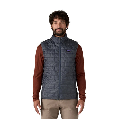 Patagonia Mens Nano Puff Vest Midlayer in Blue Color