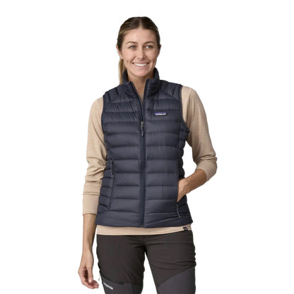 Patagonia Womens Down Sweater Vest Midlayer in Blue Color