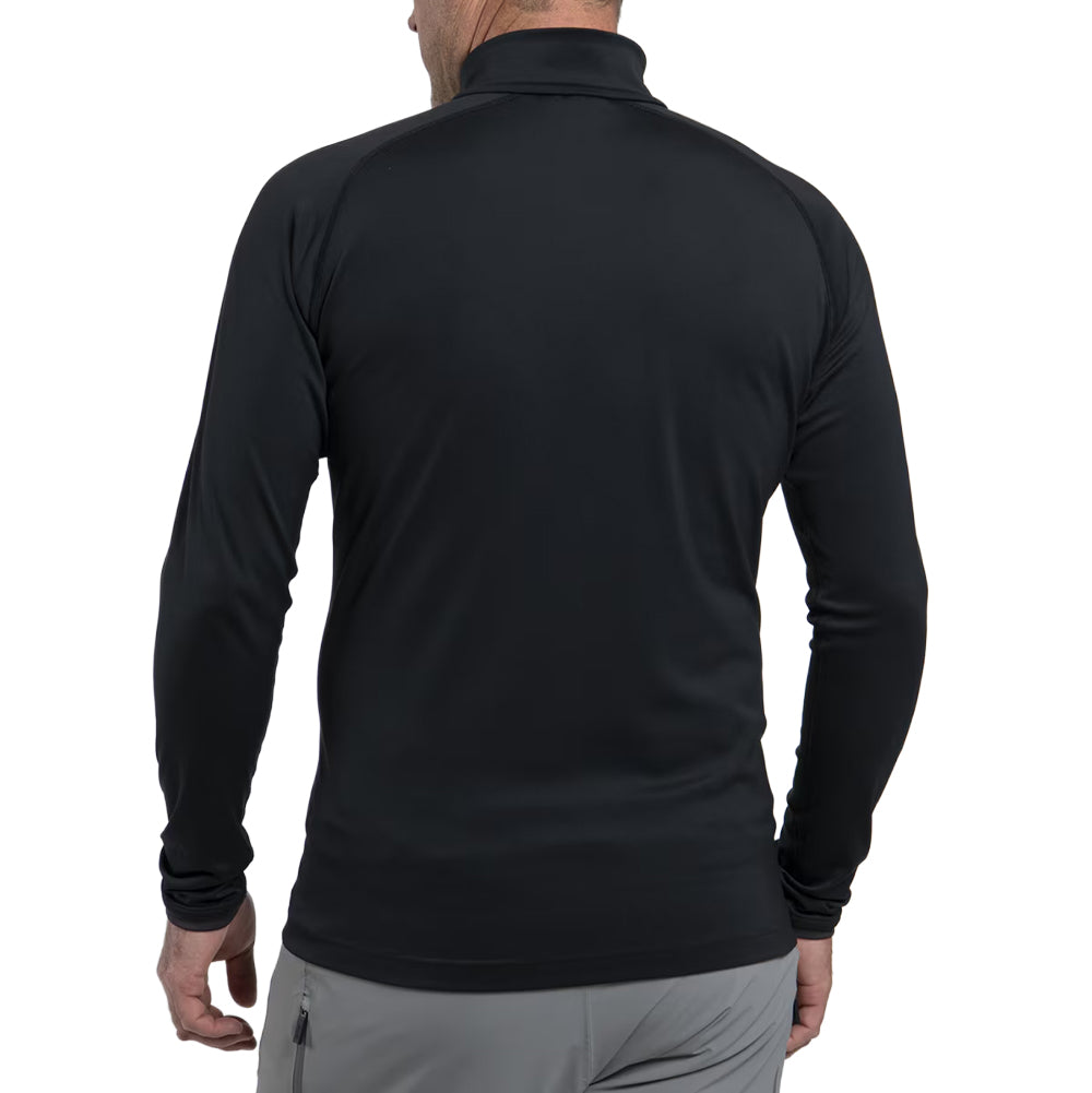 Kjus Mens Feel 1/2 Zip Jackets in Black Color