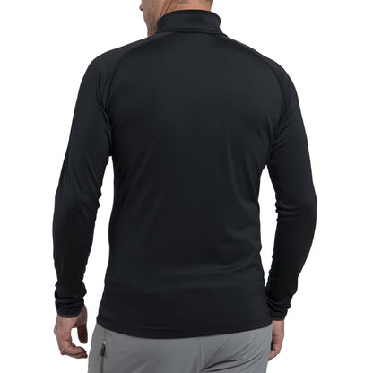 Kjus Mens Feel 1/2 Zip Jackets in Black Color