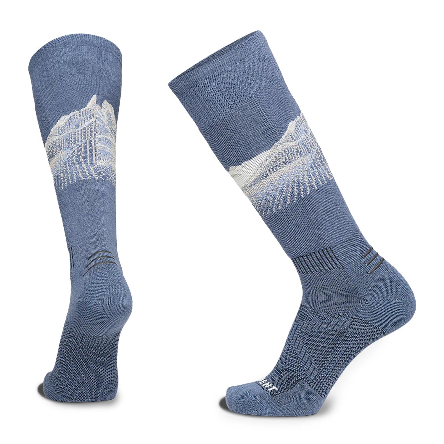 Le Bent Unisex Cody Townsend Targeted S Socks in Blue Color