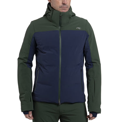Kjus Mens M/Greenline Jacket Skiing & Snowboarding Jackets in Blue Color