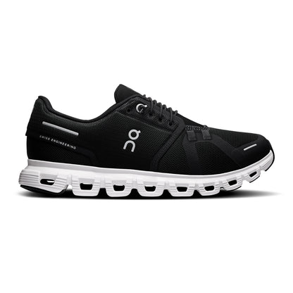 On Womens Cloud 6 Wide Womens Sneakers in Black Color
