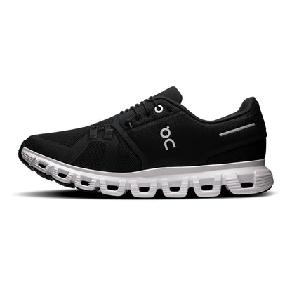 On Womens Cloud 6 Wide Womens Sneakers in Black Color