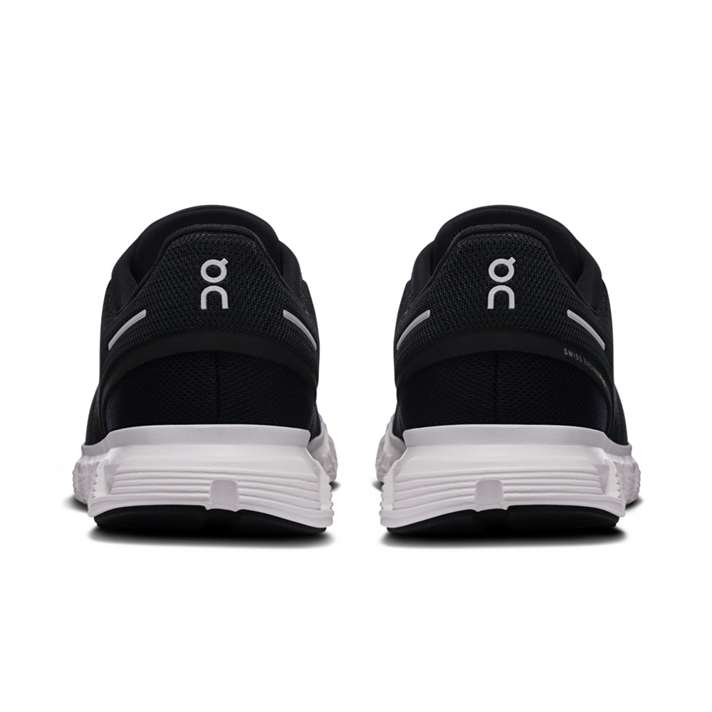 On Womens Cloud 6 Wide Womens Sneakers in Black Color