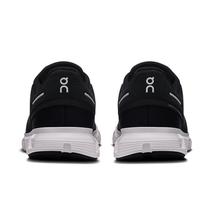 On Womens Cloud 6 Wide Womens Sneakers in Black Color