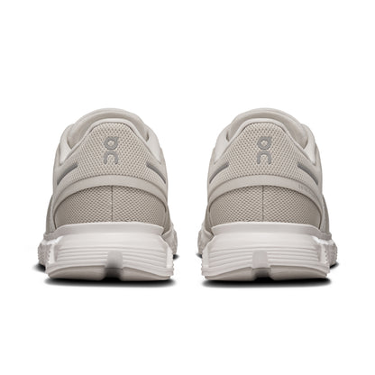 On Womens Cloud 6 Wide Womens Sneakers in White Color