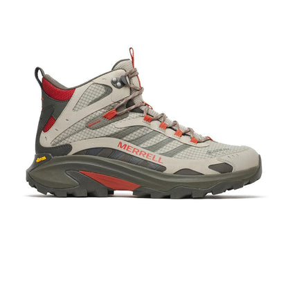 Merrell Mens Moab Speed 2 Mid GORE-Tex Boots in Grey Color