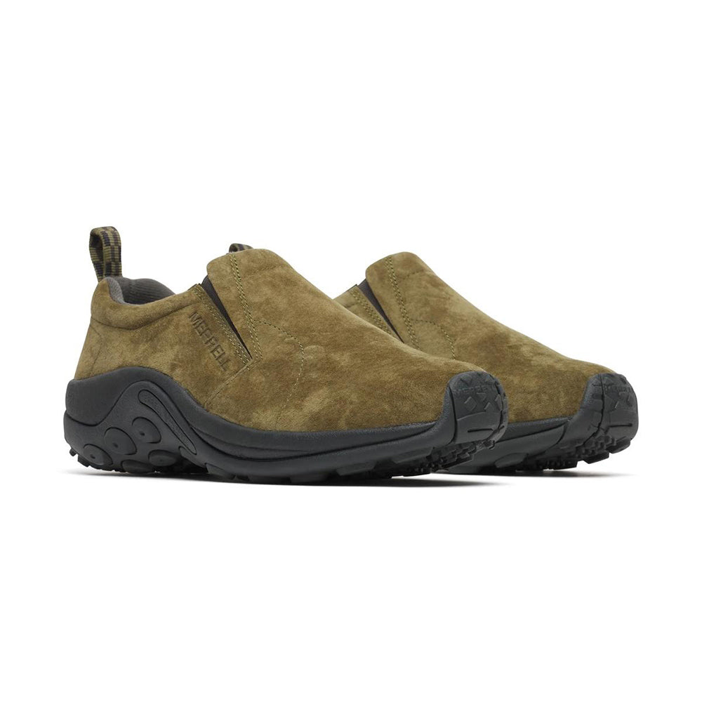 Merrell Mens Jungle Moc Slip-Ons in Green Color