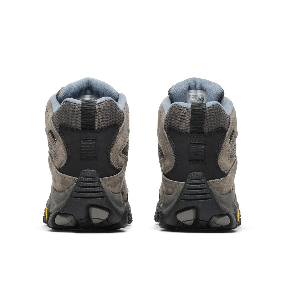 Merrell Womens Moab 3 Mid Wp Boots in Grey Color