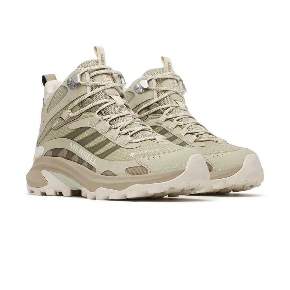Merrell Womens Moab Speed 2 Mid GORE-Tex Boots in Green Color