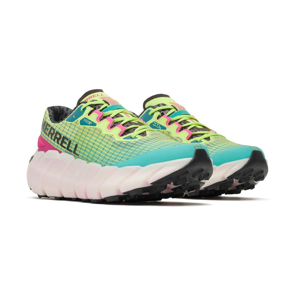 Merrell Mens Mtl Adapt Matryx Trail Running Shoes in Green Color
