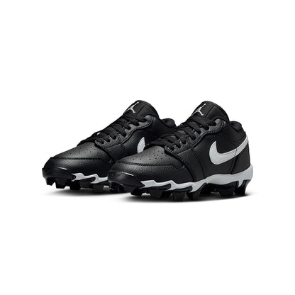 Jordan Kids Jordan 1 Low Fb Cleat Football Cleats in Black Color