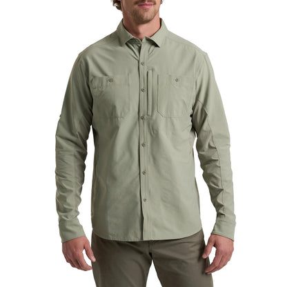 Kuhl Mens Fuse Ls Tops in Grey Color