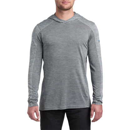 Kuhl Mens Engineered Hoody Pullover in Grey Color