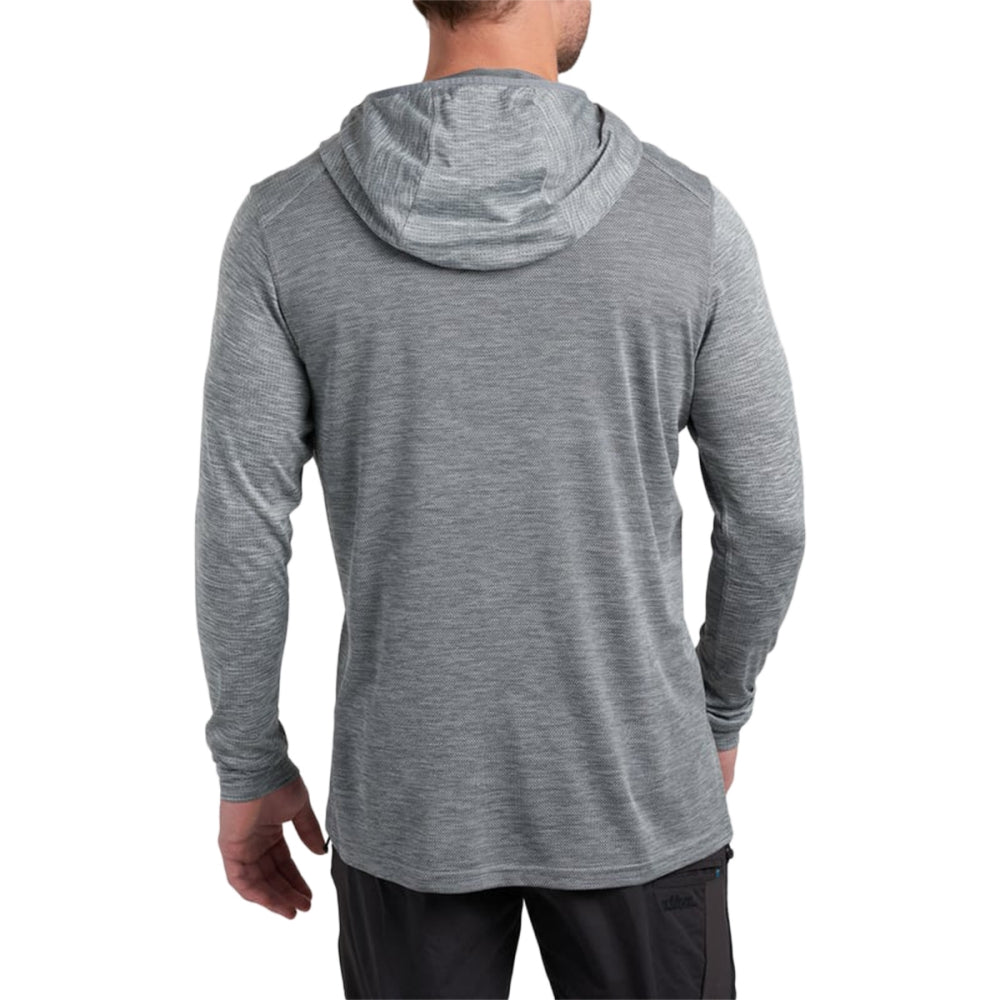Kuhl Mens Engineered Hoody Pullover in Grey Color
