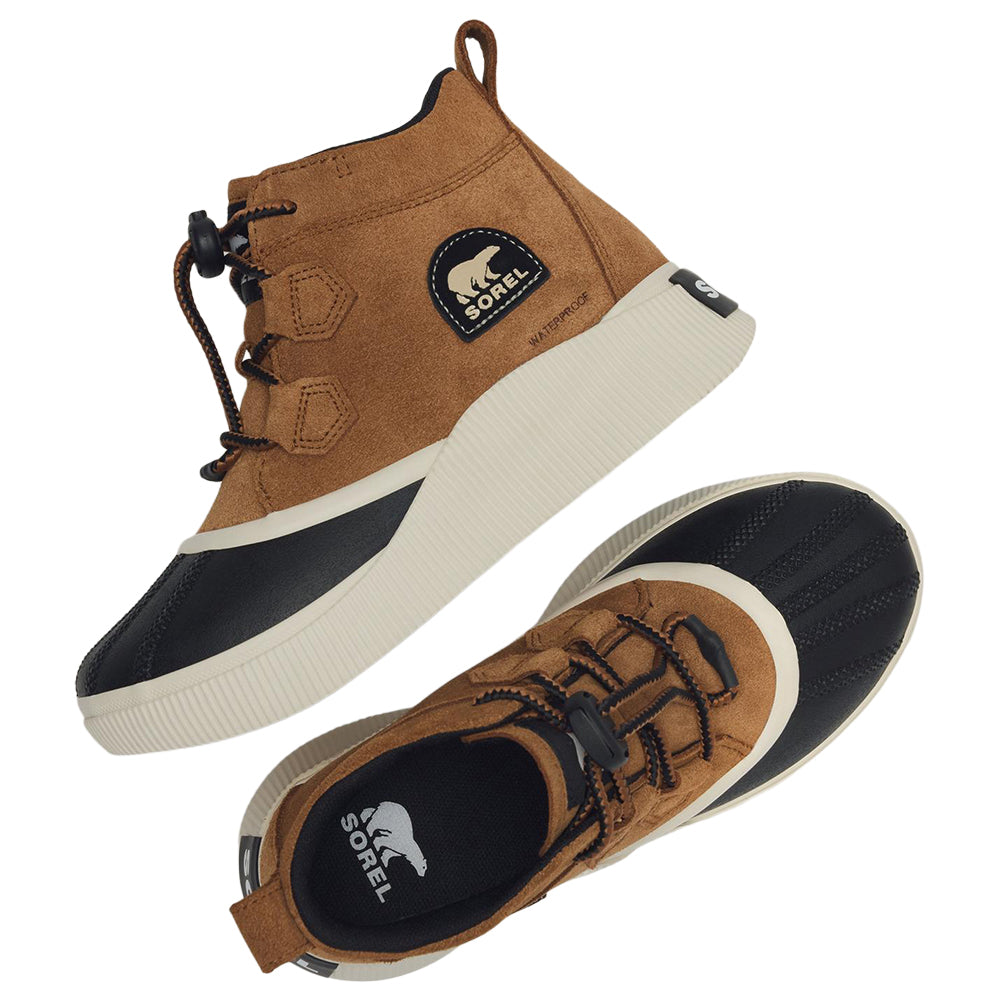 Sorel Kids Big Kids Out N About IV Boots in Brown Color